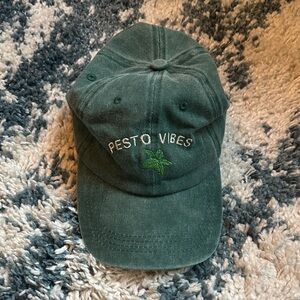 Green 'Pesto Vibes' Cap